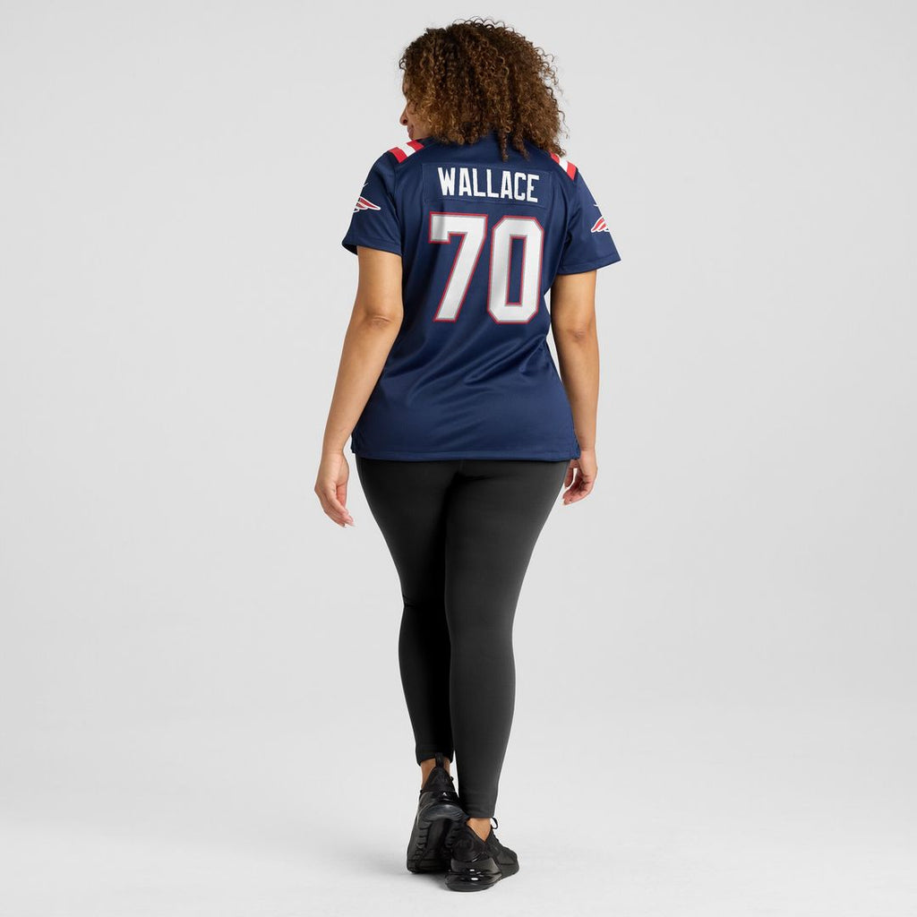 Caedan Wallace New England Patriots Nike Women's Game Jersey - Navy Official NFL Team Apparel Football Fan Gear