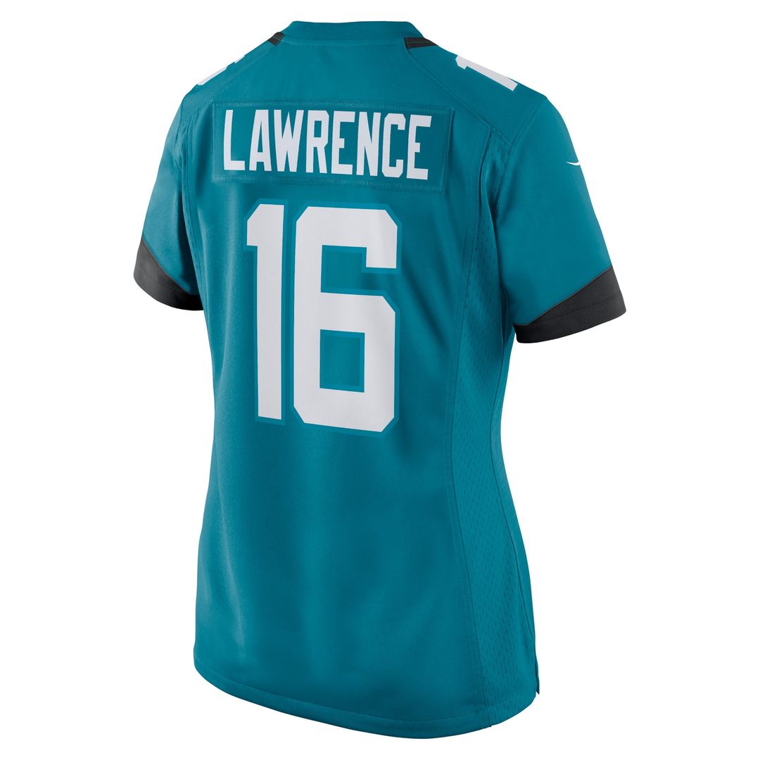 Trevor Lawrence Jacksonville Jaguars Nike Women's Player Game Jersey - Teal Official NFL Team Apparel Football Fan Gear