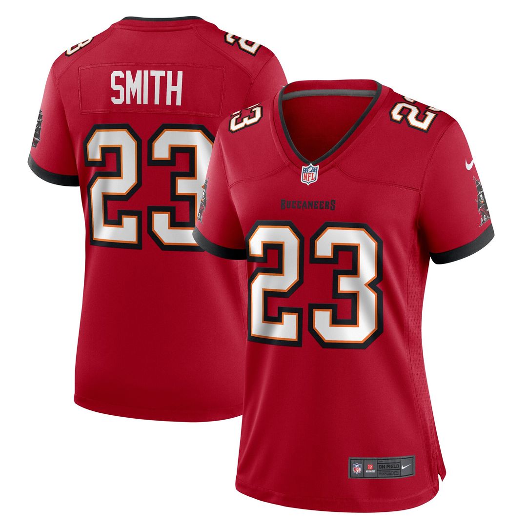 Tykee Smith Tampa Bay Buccaneers Nike Women's Team Game Jersey - Red Official NFL Team Apparel Football Fan Gear