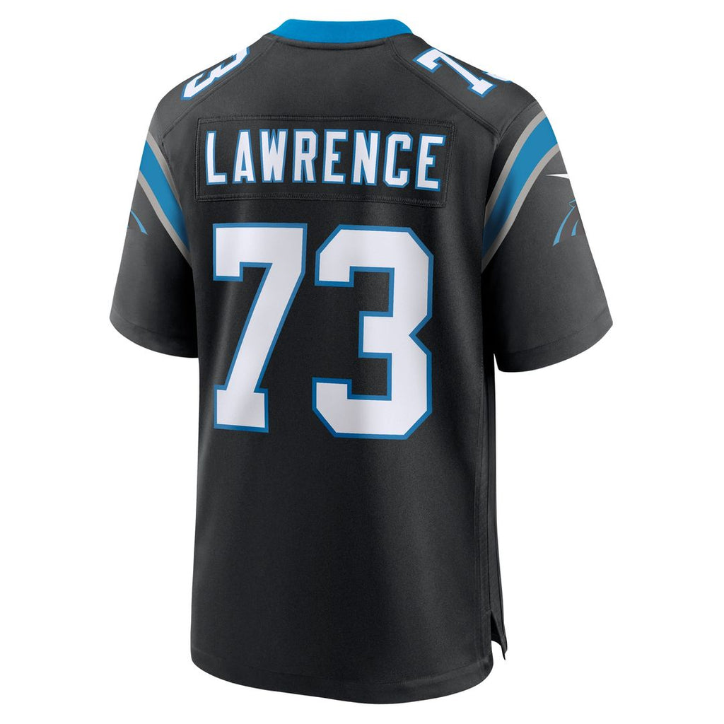 Rashard Lawrence Carolina Panthers Nike Game Jersey - Black Official NFL Team Apparel Football Fan Gear
