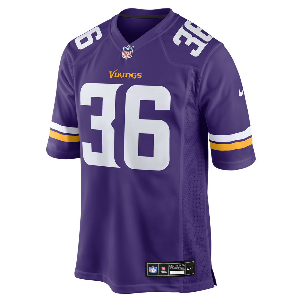 Zavier Scott Minnesota Vikings Nike Team Game Jersey - Purple Official NFL Team Apparel Football Fan Gear