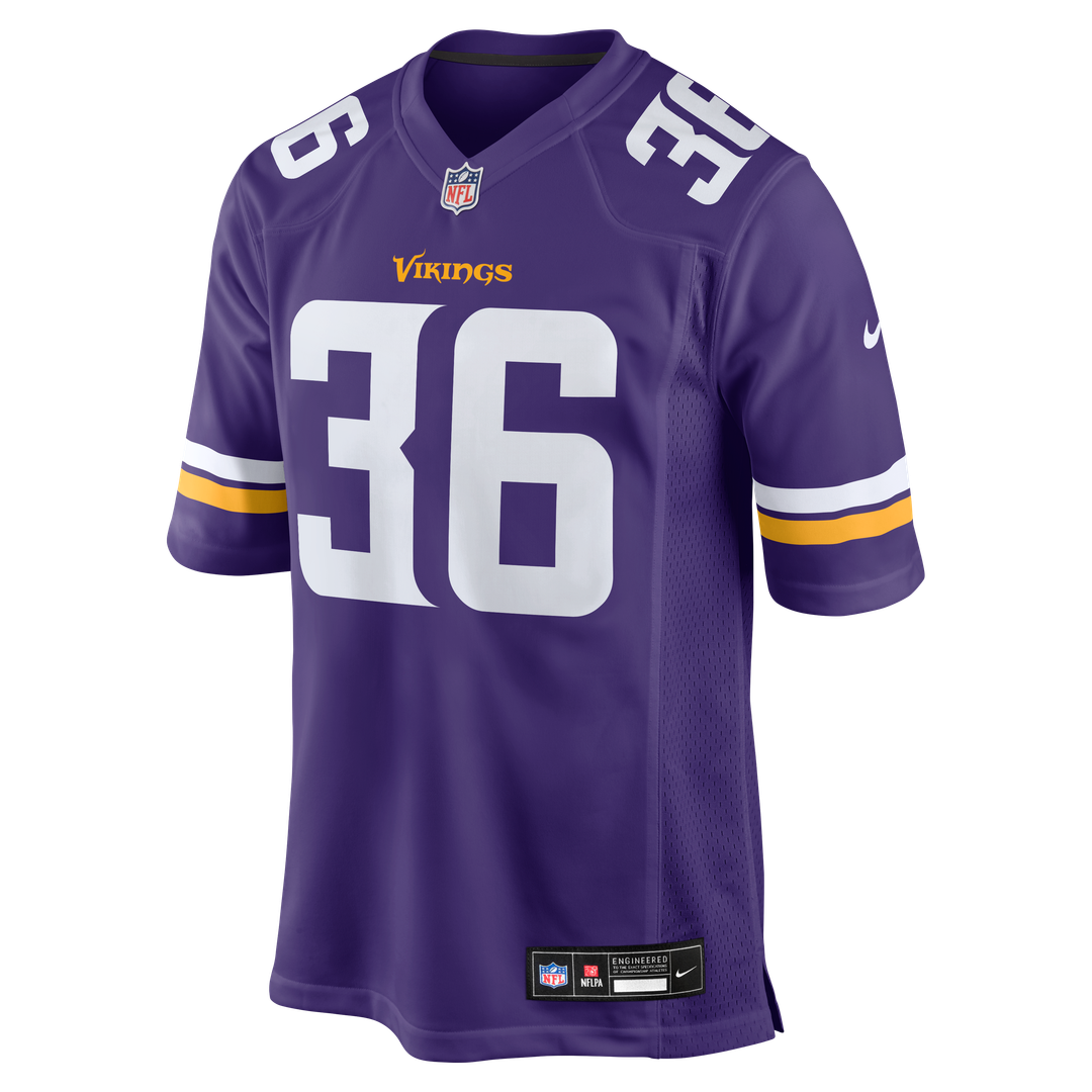 Zavier Scott Minnesota Vikings Nike Team Game Jersey - Purple Official NFL Team Apparel Football Fan Gear