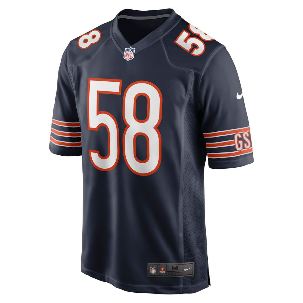 Darnell Wright Chicago Bears Nike Game Jersey - Navy Official NFL Team Apparel Football Fan Gear