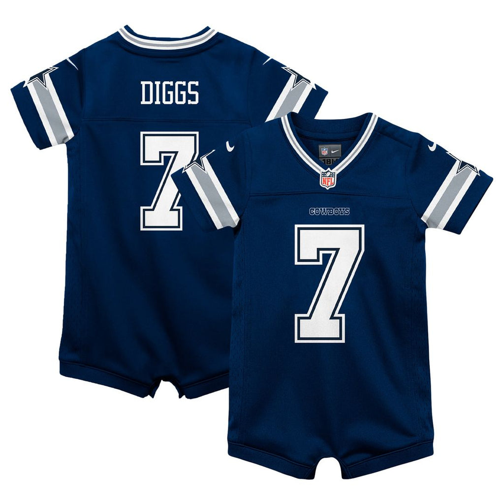 Trevon Diggs Dallas Cowboys Nike Infant Game Romper Jersey - Navy Official NFL Team Apparel Football Fan Gear