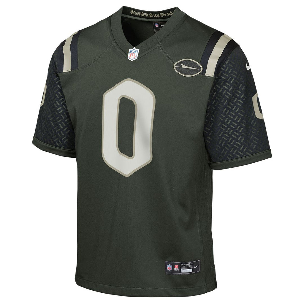 Braelon Allen New York Jets Nike Youth 2025 Rivalries Collection Game Jersey - Gotham Green Official NFL Team Apparel Football Fan Gear