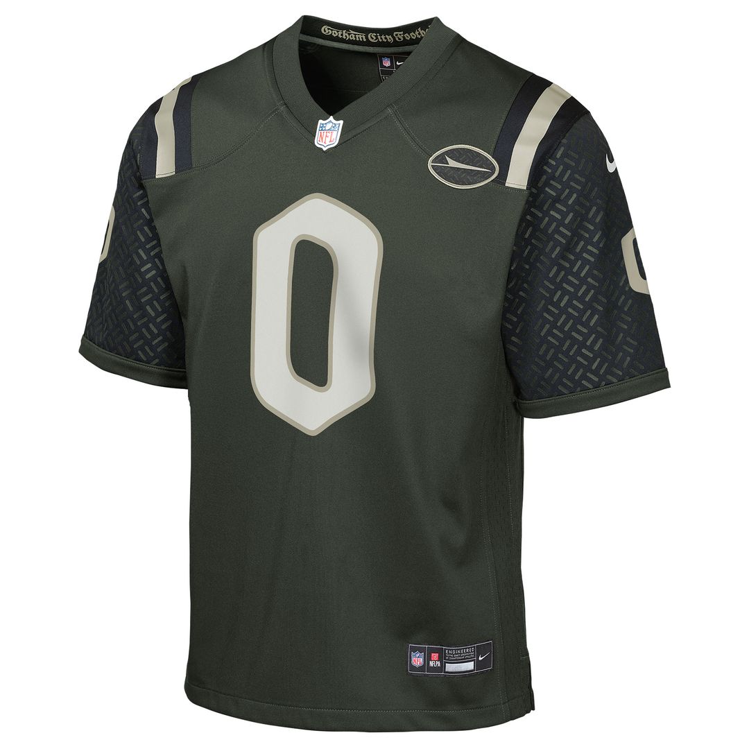 Braelon Allen New York Jets Nike Youth 2025 Rivalries Collection Game Jersey - Gotham Green Official NFL Team Apparel Football Fan Gear