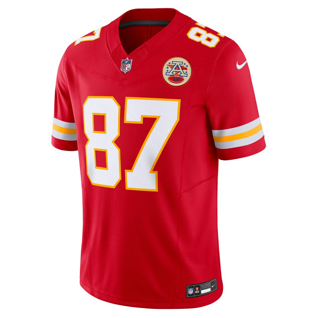 Travis Kelce Kansas City Chiefs Nike Vapor F.U.S.E. Limited Jersey - Red Official NFL Team Apparel Football Fan Gear