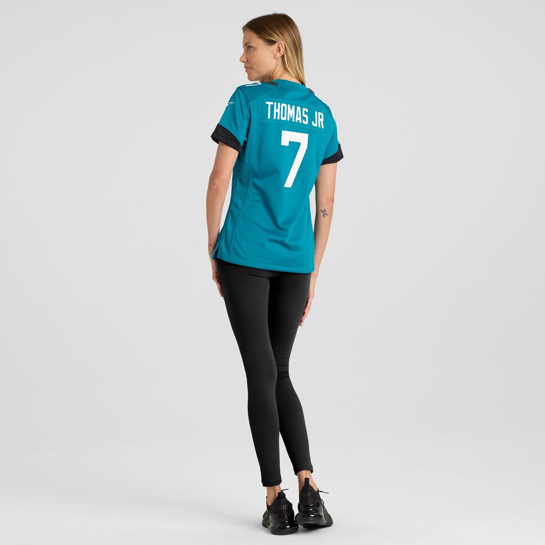 Brian Thomas Jr. Jacksonville Jaguars Nike Women's Game Jersey - Teal Official NFL Team Apparel Football Fan Gear