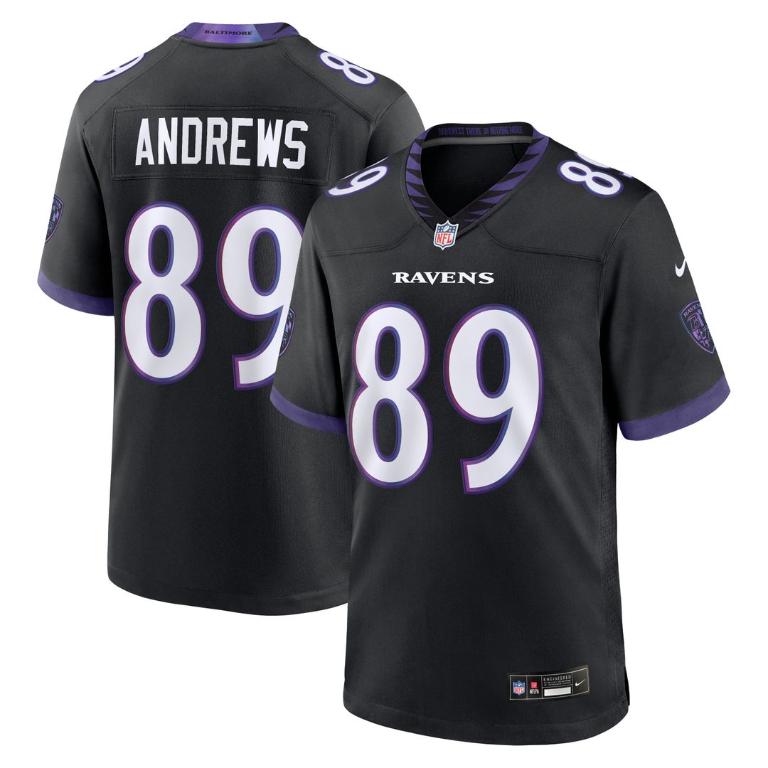 Mark Andrews Baltimore Ravens Nike Alternate Game Jersey - Black Official NFL Team Apparel Football Fan Gear