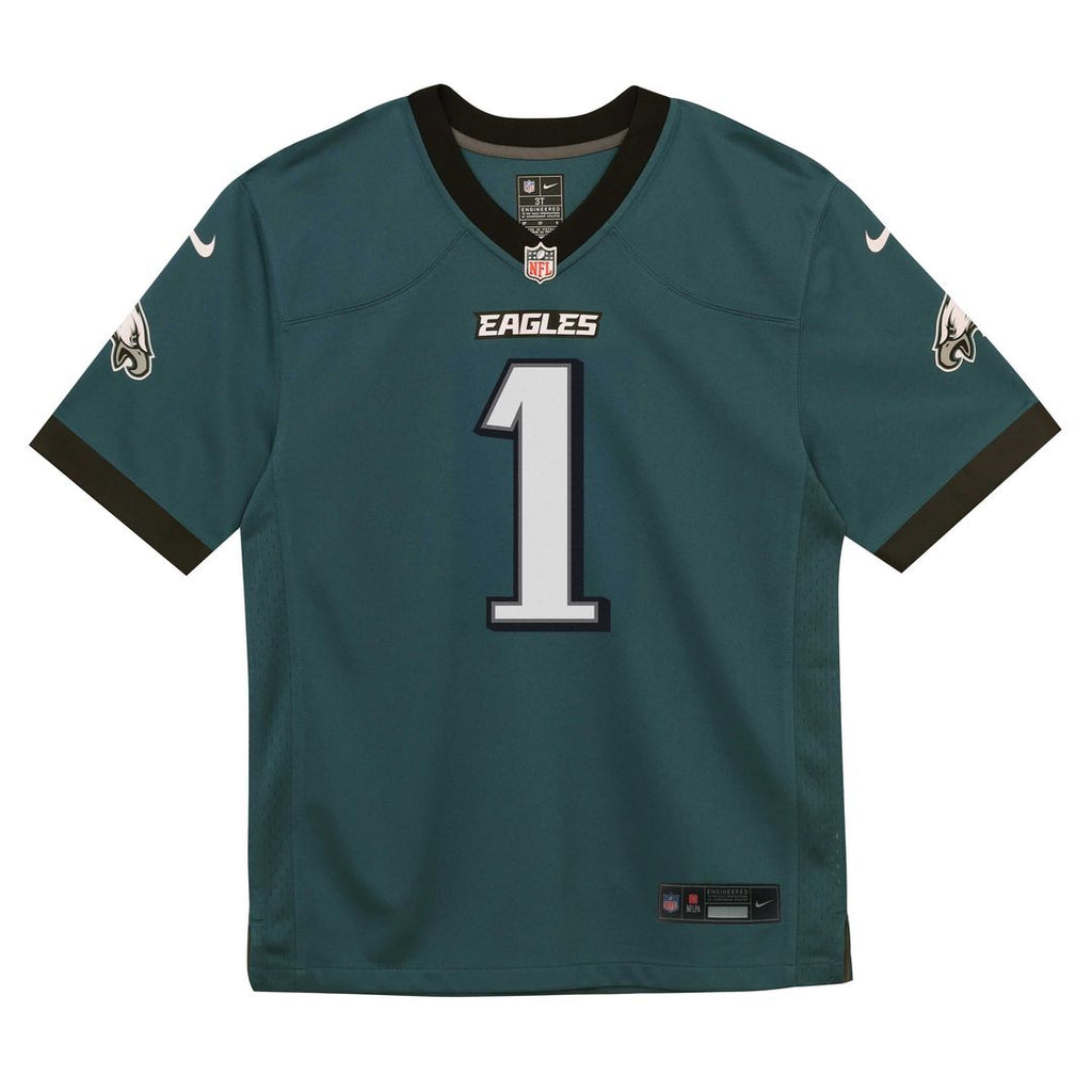 Jalen Hurts Philadelphia Eagles Nike Infant Alternate Player Game Jersey - Kelly Green Official NFL Team Apparel Football Fan Gear