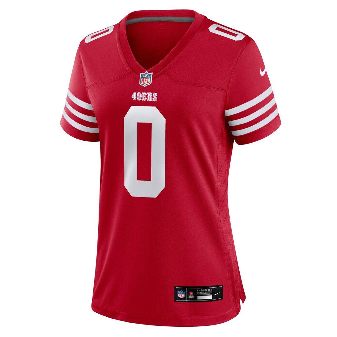 Renardo Green San Francisco 49ers Nike Women's Team Game Jersey - Scarlet Official NFL Team Apparel Football Fan Gear