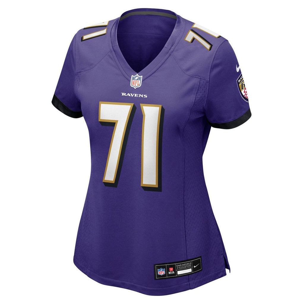 Carson Vinson Baltimore Ravens Nike Women's Team Game Jersey - Purple Official NFL Team Apparel Football Fan Gear