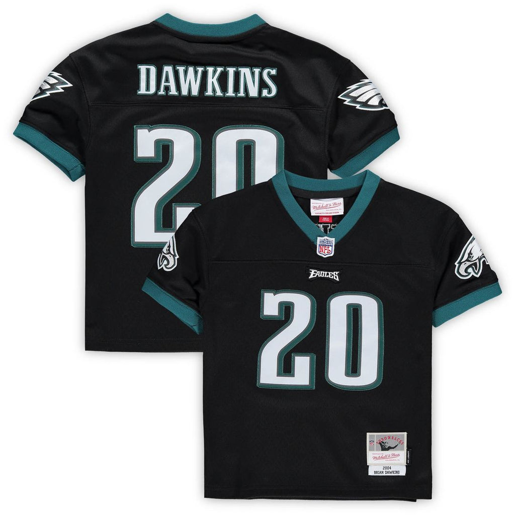 Brian Dawkins Philadelphia Eagles Mitchell & Ness Infant 2004 Retired Legacy Jersey - Black Official NFL Team Apparel Football Fan Gear