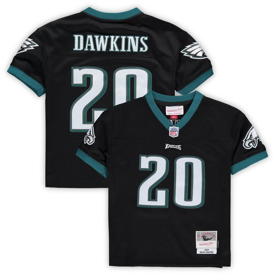 Brian Dawkins Philadelphia Eagles Mitchell & Ness Infant 2004 Retired Legacy Jersey - Black Official NFL Team Apparel Football Fan Gear