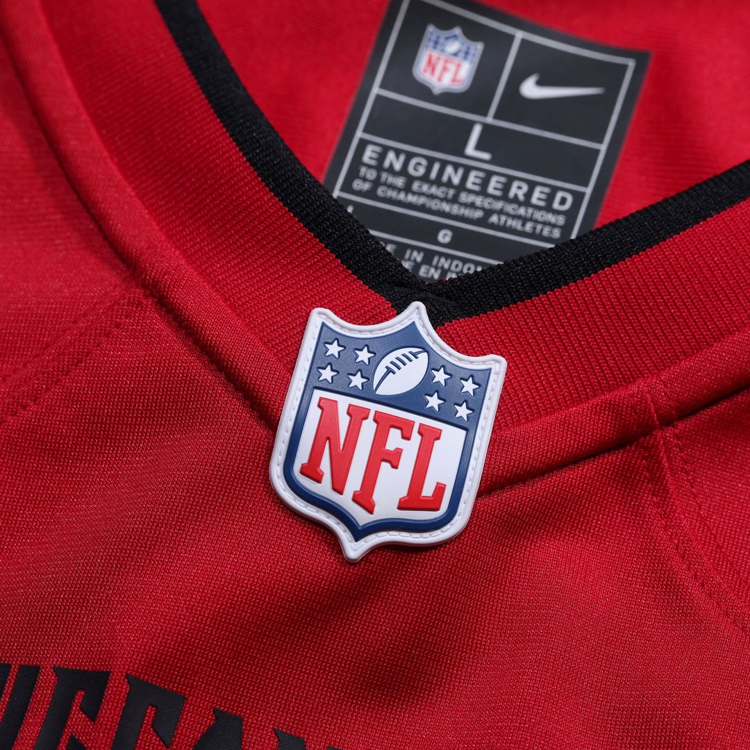 JJ Roberts Tampa Bay Buccaneers Nike Team Game Jersey - Red Official NFL Team Apparel Football Fan Gear