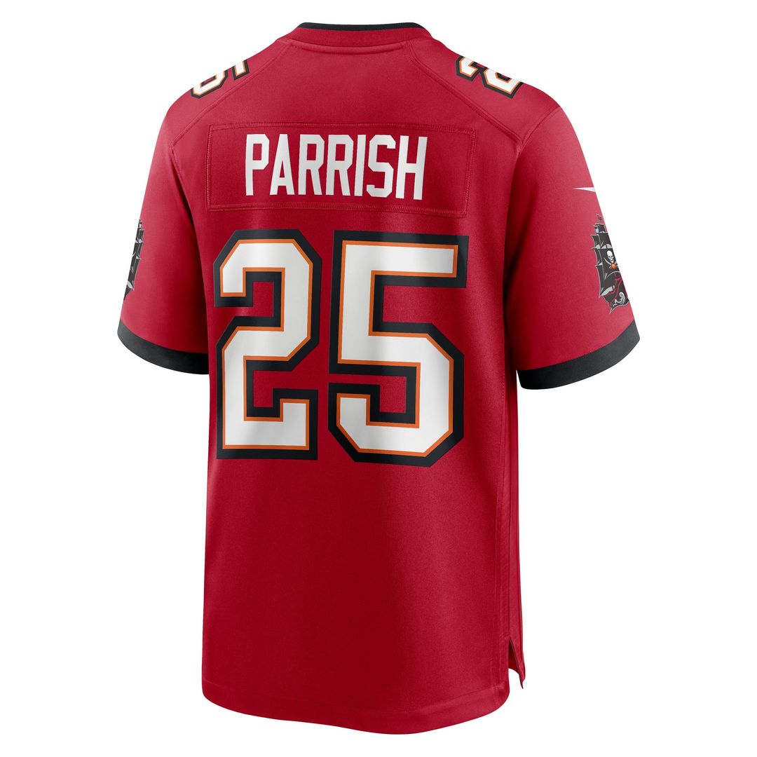 Jacob Parrish Tampa Bay Buccaneers Nike Team Game Jersey - Red Official NFL Team Apparel Football Fan Gear