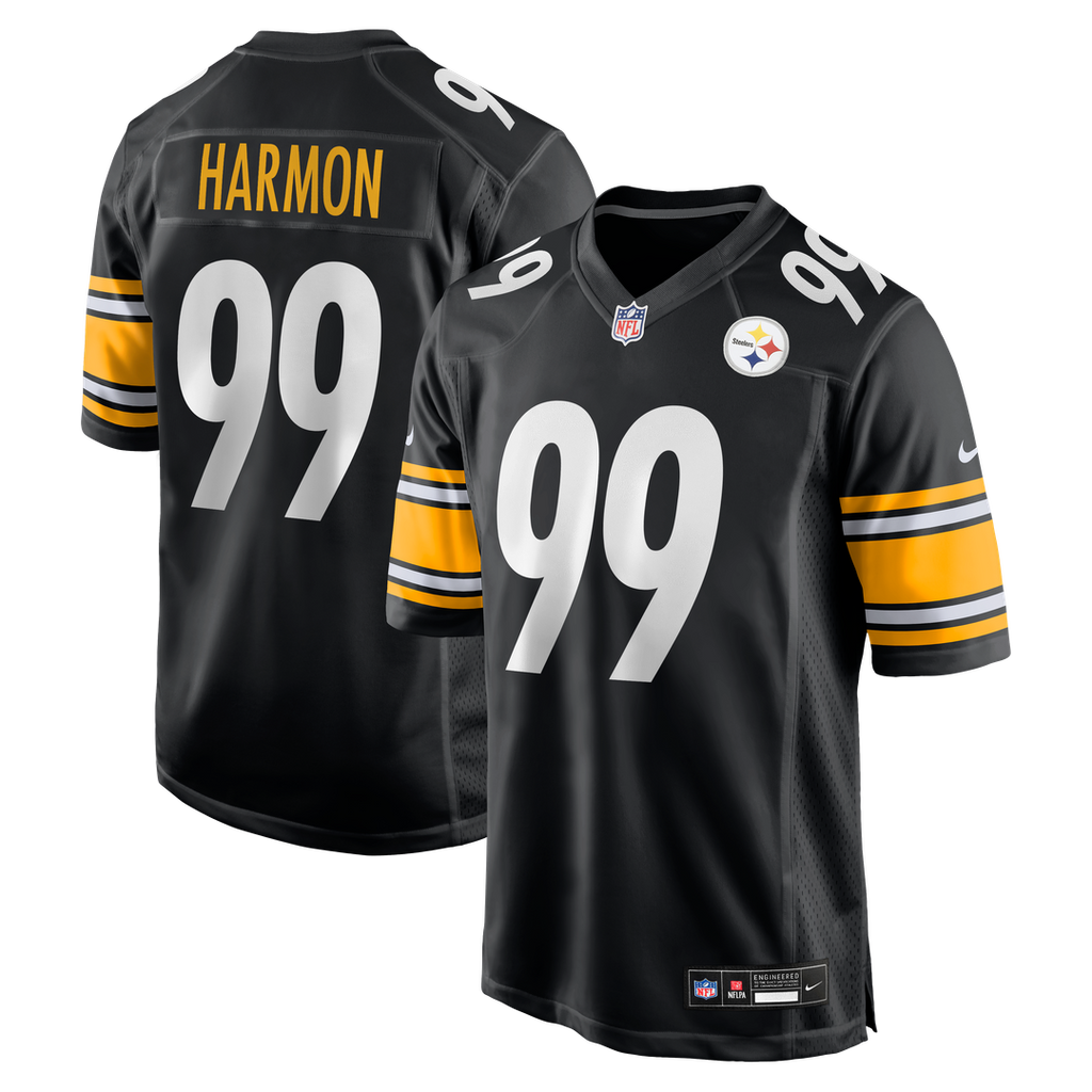 Derrick Harmon Pittsburgh Steelers Nike Game Player Jersey - Black Official NFL Team Apparel Football Fan Gear