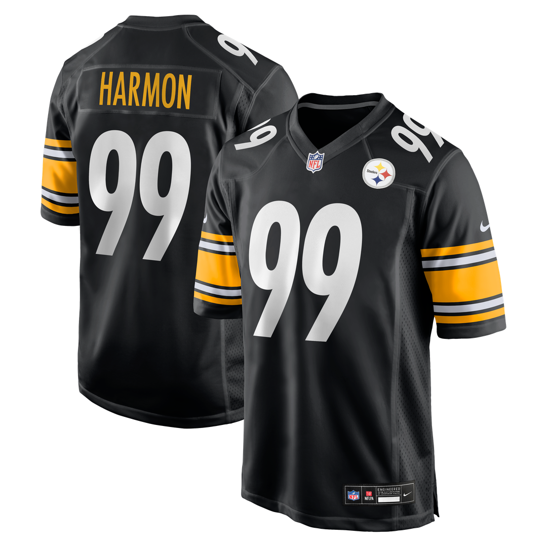Derrick Harmon Pittsburgh Steelers Nike Game Player Jersey - Black Official NFL Team Apparel Football Fan Gear