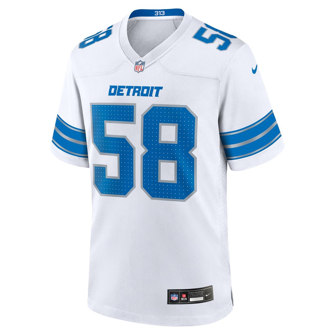 Penei Sewell Detroit Lions Nike Game Jersey - Blue Official NFL Team Apparel Football Fan Gear