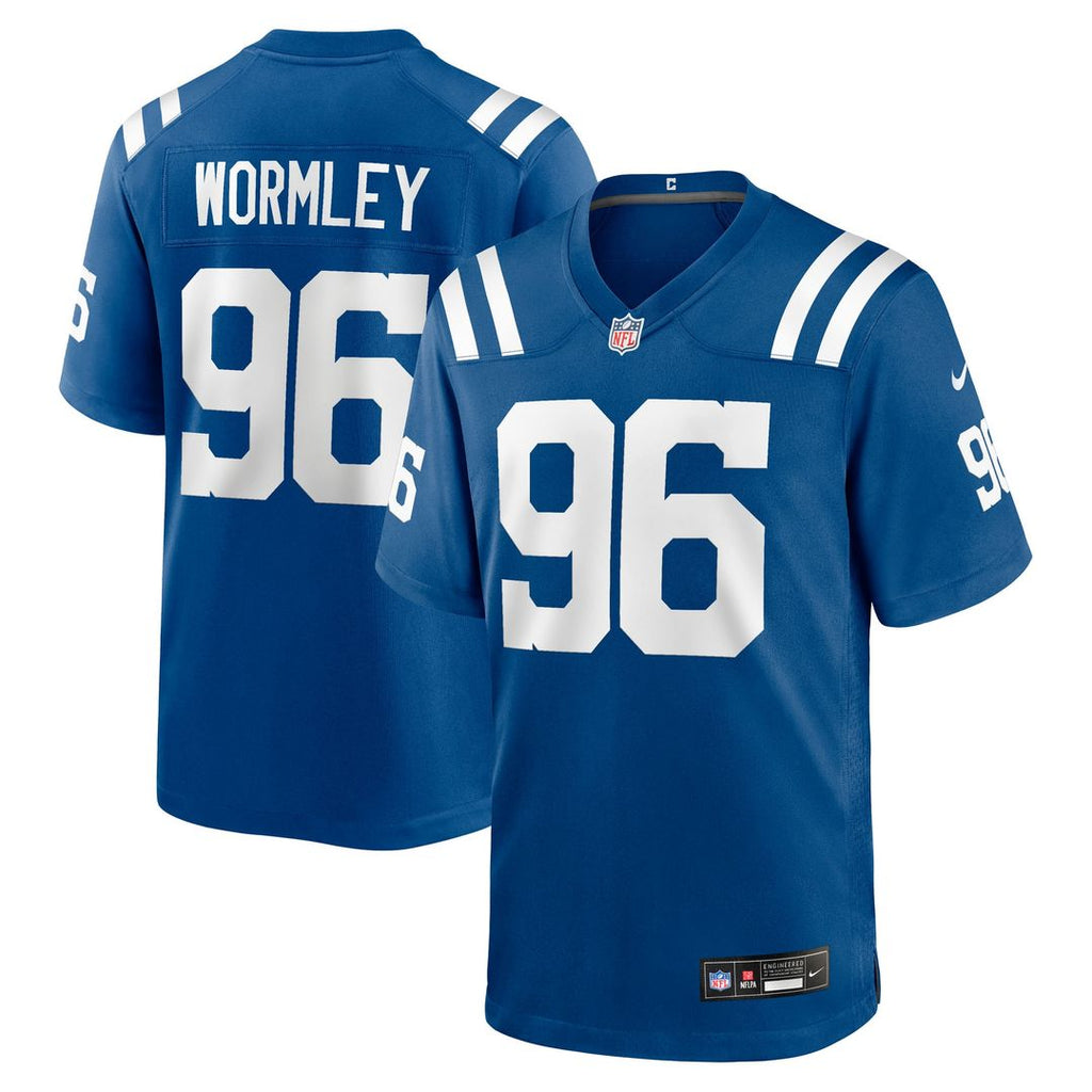 Chris Wormley Indianapolis Colts Nike Team Game Jersey - Royal Official NFL Team Apparel Football Fan Gear
