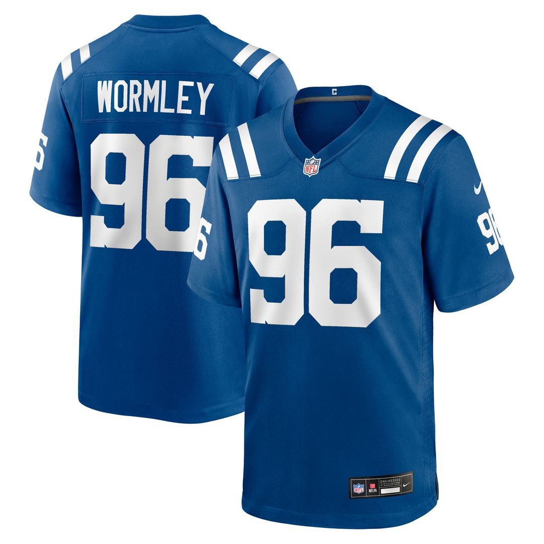 Chris Wormley Indianapolis Colts Nike Team Game Jersey - Royal Official NFL Team Apparel Football Fan Gear