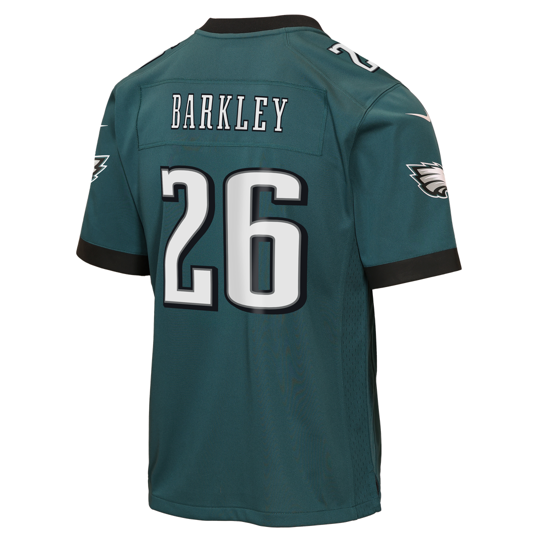 Saquon Barkley Philadelphia Eagles Nike Youth Team Game Jersey - Midnight Green Official NFL Team Apparel Football Fan Gear