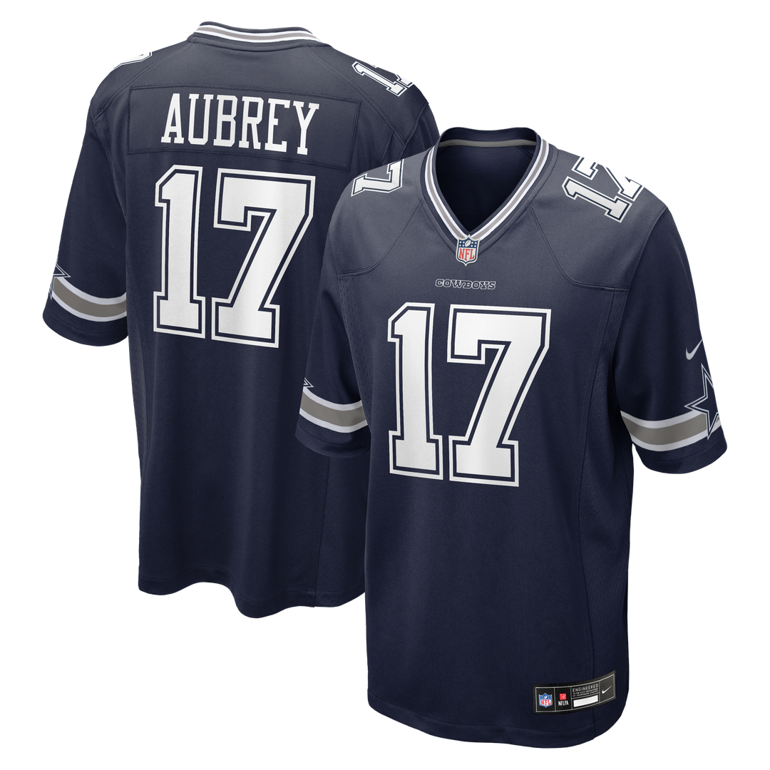 Brandon Aubrey Dallas Cowboys Nike Team Game Jersey - Navy Official NFL Team Apparel Football Fan Gear