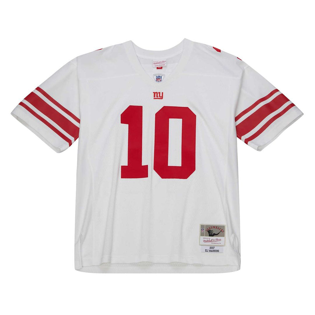 Eli Manning New York Giants Mitchell & Ness Legacy Replica Jersey - White Official NFL Team Apparel Football Fan Gear