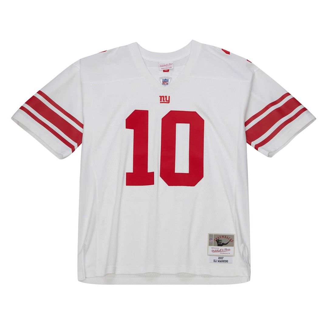 Eli Manning New York Giants Mitchell & Ness Legacy Replica Jersey - White Official NFL Team Apparel Football Fan Gear