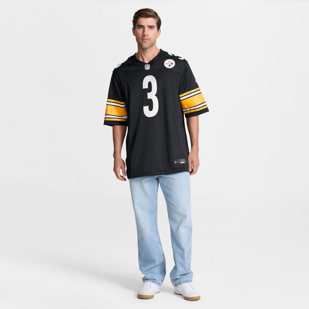 Jaquan Brisker Pittsburgh Steelers Nike Team Game Jersey - Black Official NFL Team Apparel Football Fan Gear