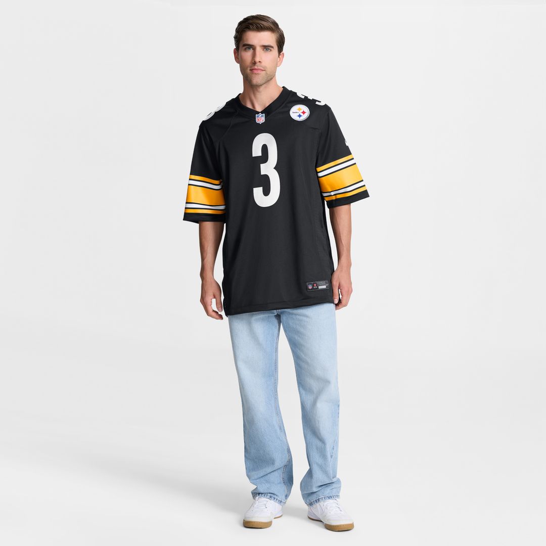 Jaquan Brisker Pittsburgh Steelers Nike Team Game Jersey - Black Official NFL Team Apparel Football Fan Gear