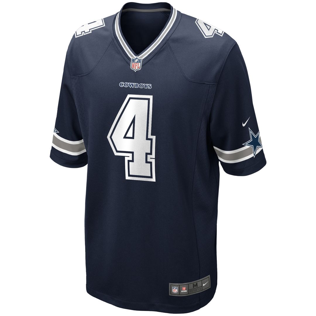 Dak Prescott Dallas Cowboys Nike Youth Game Jersey - Navy Official NFL Team Apparel Football Fan Gear