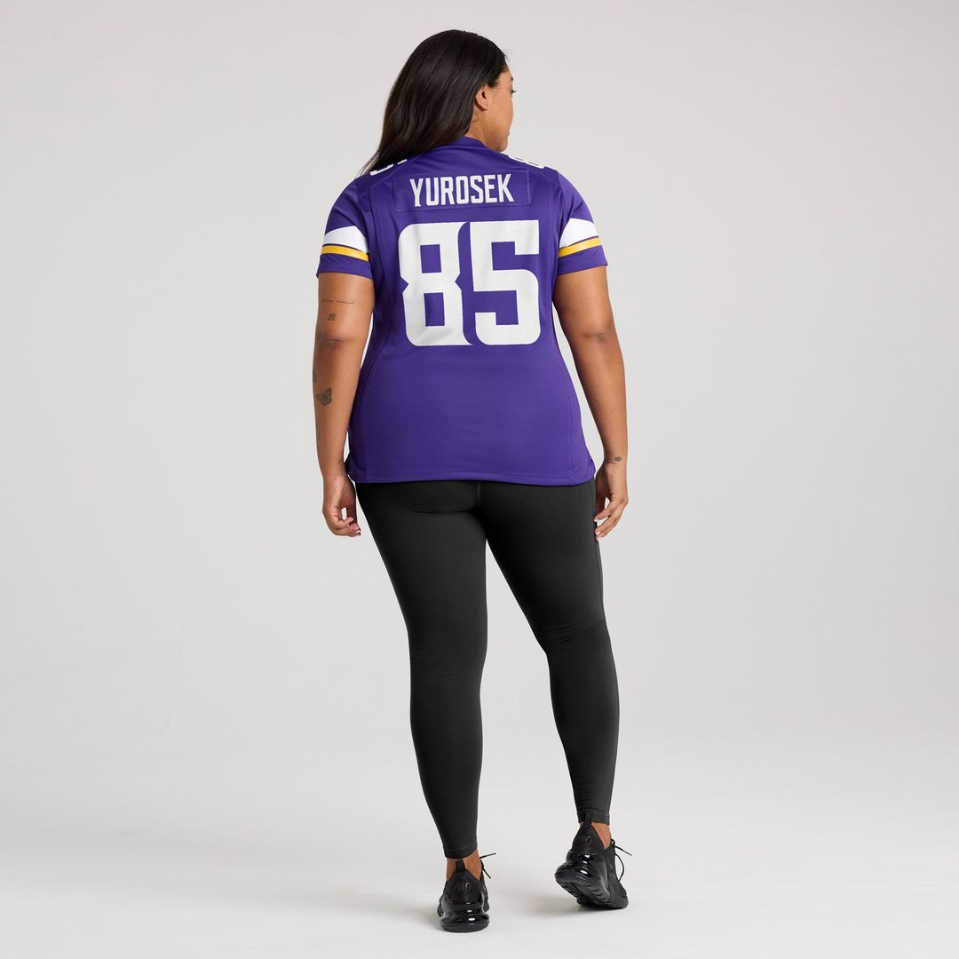 Ben Yurosek Minnesota Vikings Nike Women's Team Game Jersey - Purple Official NFL Team Apparel Football Fan Gear