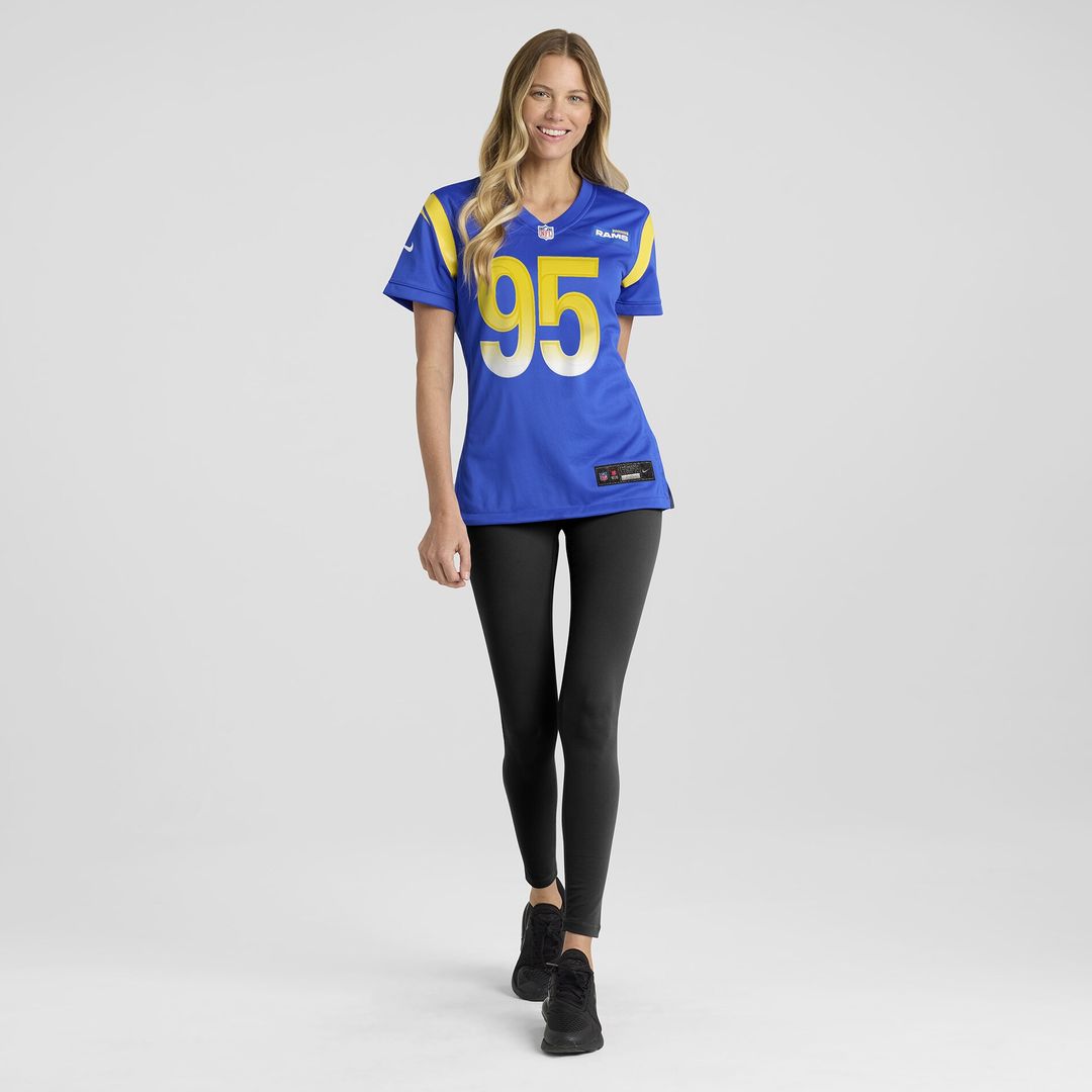 Poona Ford Los Angeles Rams Nike Women's Team Game Jersey - Royal Official NFL Team Apparel Football Fan Gear