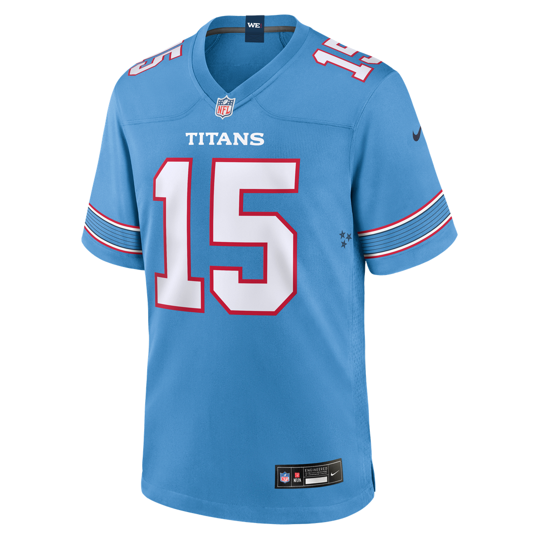 Keldric Faulk Tennessee Titans Nike Team Game Jersey - Light Blue Official NFL Team Apparel Football Fan Gear