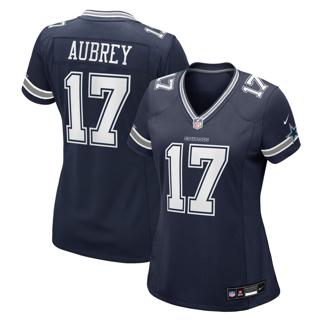 Brandon Aubrey Dallas Cowboys Nike Women's Team Game Jersey - Navy Official NFL Team Apparel Football Fan Gear