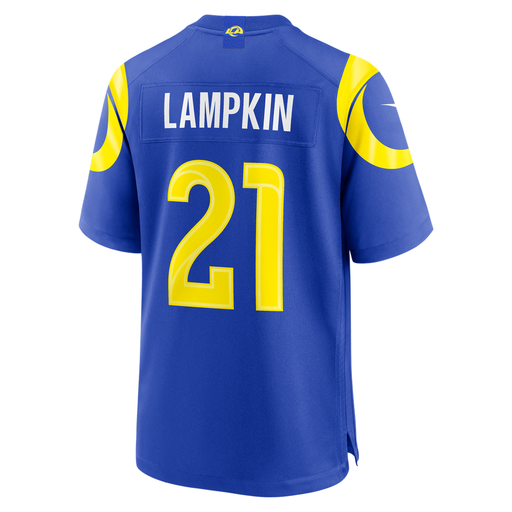 Cam Lampkin Los Angeles Rams Nike Team Game Jersey - Royal Official NFL Team Apparel Football Fan Gear