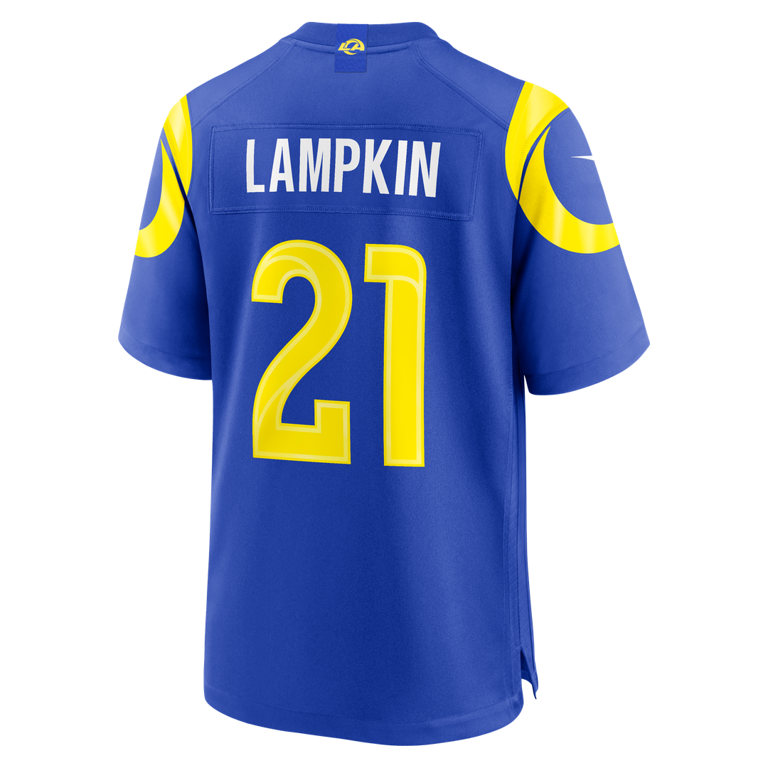 Cam Lampkin Los Angeles Rams Nike Team Game Jersey - Royal Official NFL Team Apparel Football Fan Gear