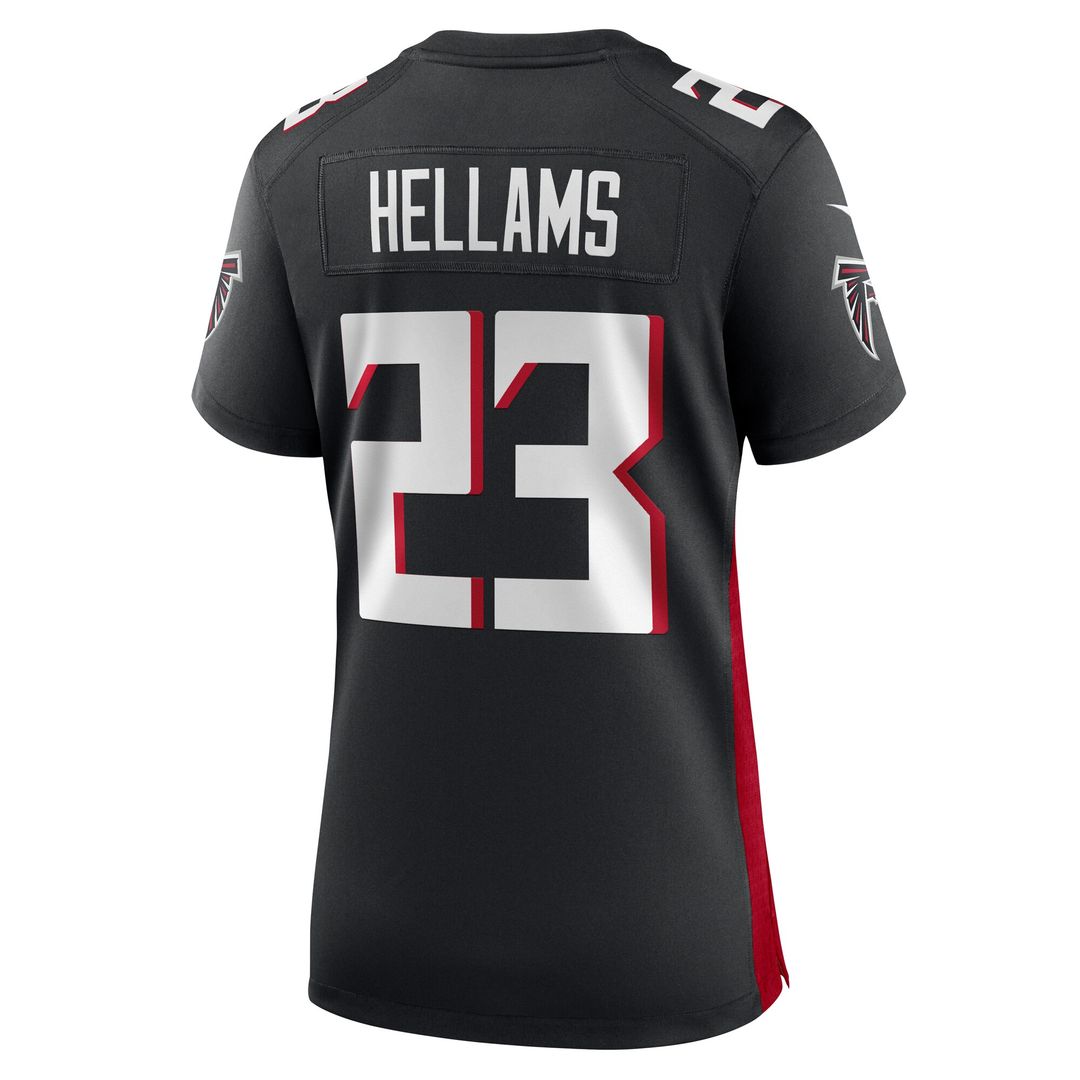DeMarcco Hellams Atlanta Falcons Nike Women's Game Jersey - Black Official NFL Team Apparel Football Fan Gear