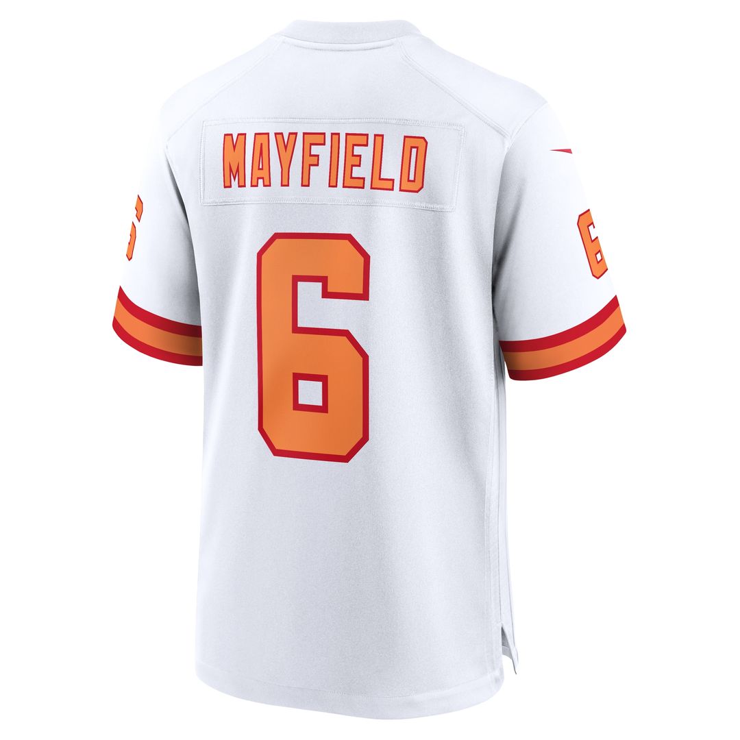 Baker Mayfield '76 Tampa Bay Buccaneers Nike Player Game Jersey - White Official NFL Team Apparel Football Fan Gear