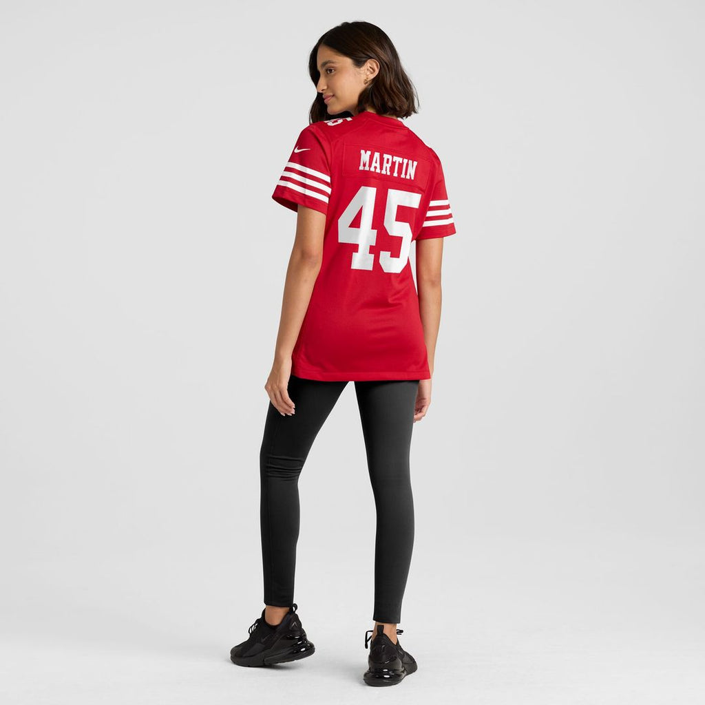 Nick Martin San Francisco 49ers Nike Women's Team Game Jersey - Scarlet Official NFL Team Apparel Football Fan Gear