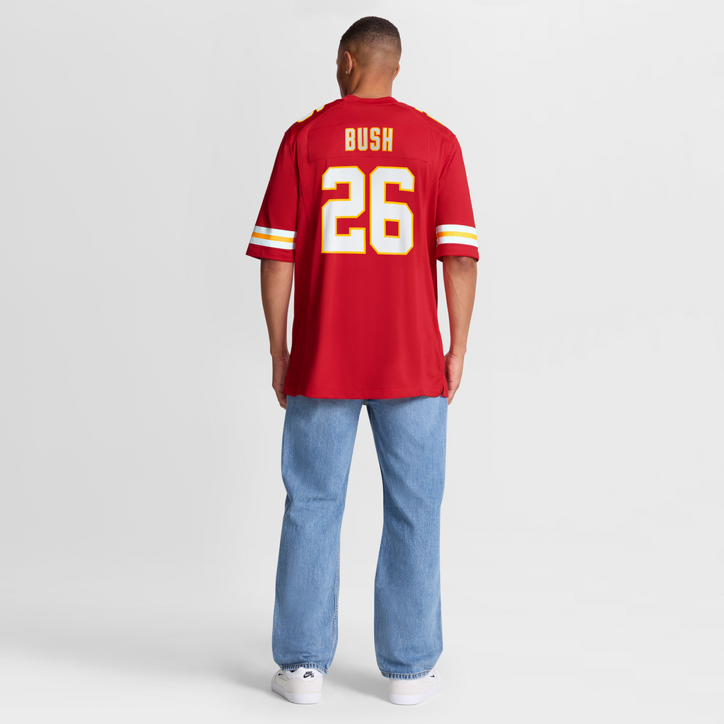 Deon Bush Kansas City Chiefs Nike Game Player Jersey - Red Official NFL Team Apparel Football Fan Gear