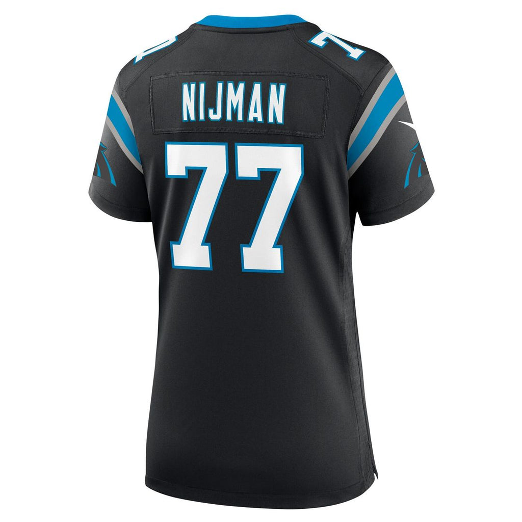 Yosh Nijman Carolina Panthers Nike Women's Game Jersey - Black Official NFL Team Apparel Football Fan Gear