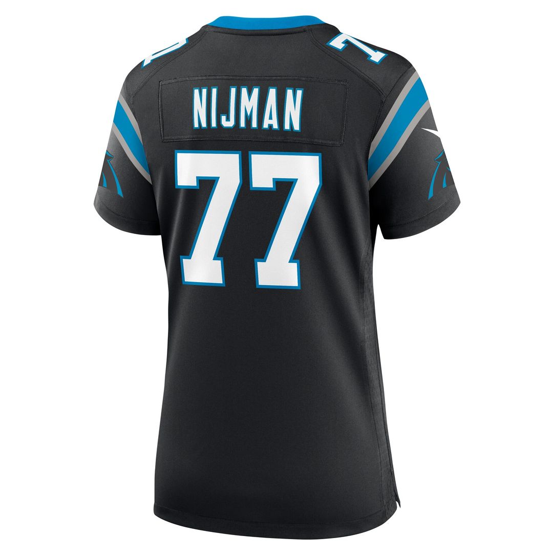 Yosh Nijman Carolina Panthers Nike Women's Game Jersey - Black Official NFL Team Apparel Football Fan Gear