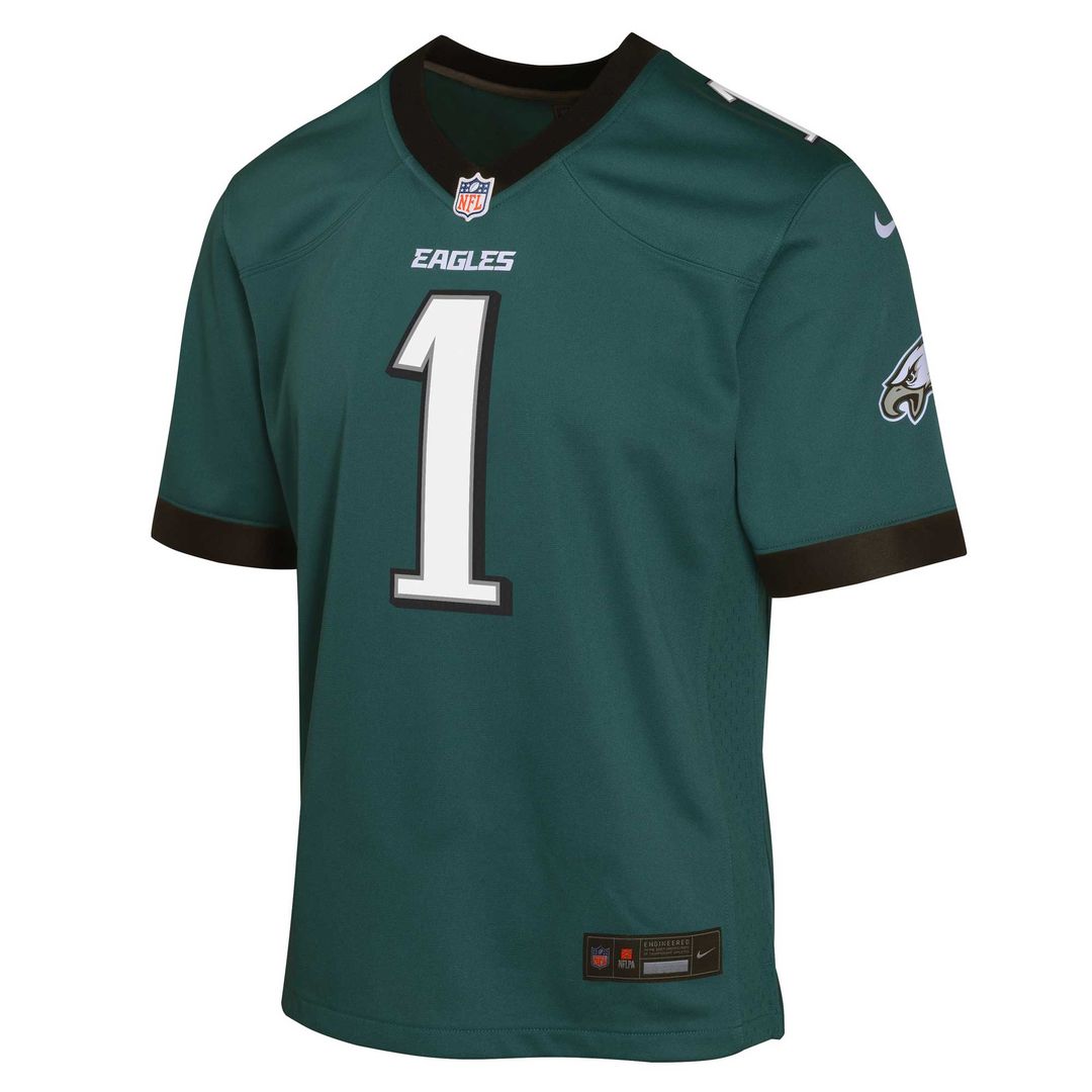 Jalen Hurts Philadelphia Eagles Nike Youth Game Jersey - Green Official NFL Team Apparel Football Fan Gear