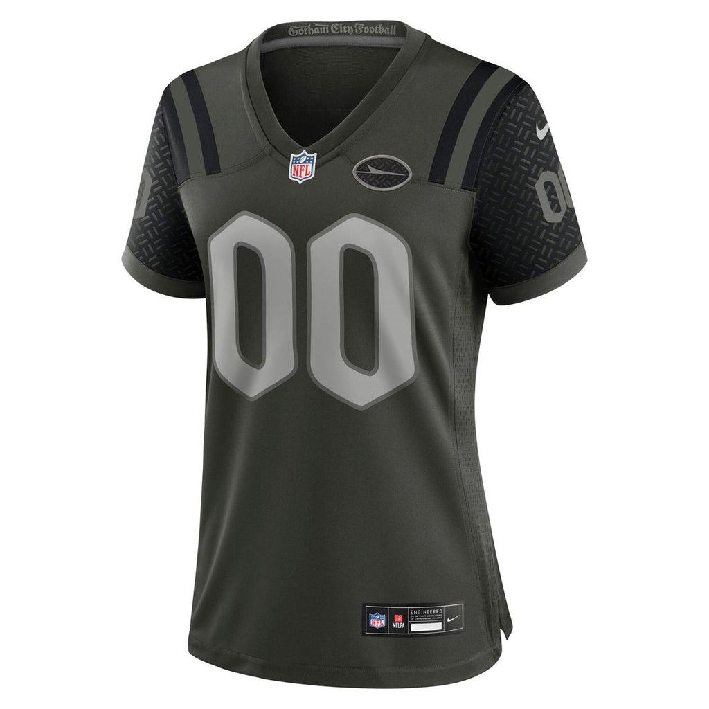 New York Jets Nike Women's 2025 Rivalries Collection Custom Game Jersey - Gotham Green Official NFL Team Apparel Football Fan Gear