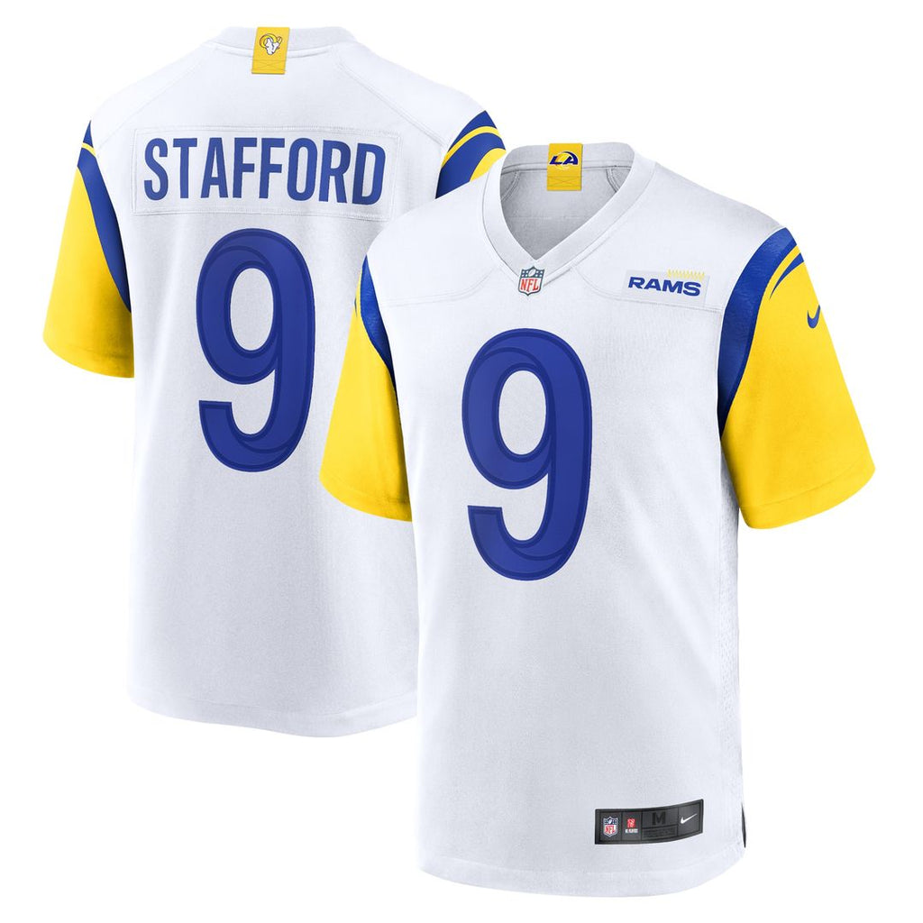 Matthew Stafford Los Angeles Rams Nike Alternate Game Jersey - White Official NFL Team Apparel Football Fan Gear