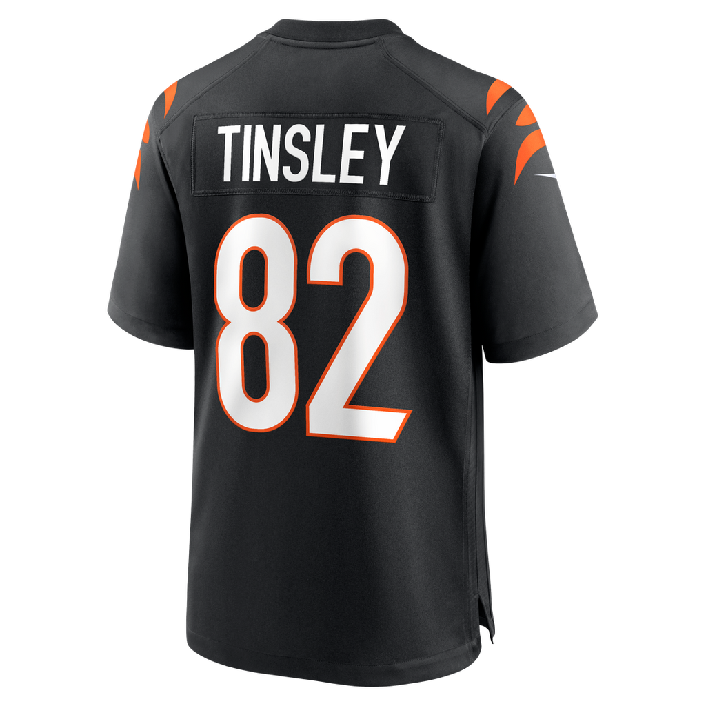 Mitchell Tinsley Cincinnati Bengals Nike Team Game Jersey - Black Official NFL Team Apparel Football Fan Gear