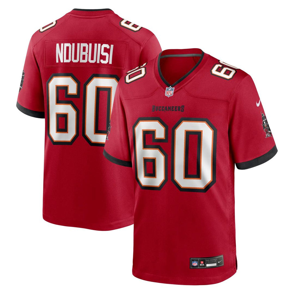Haggai Ndubuisi Tampa Bay Buccaneers Nike Team Game Jersey - Red Official NFL Team Apparel Football Fan Gear