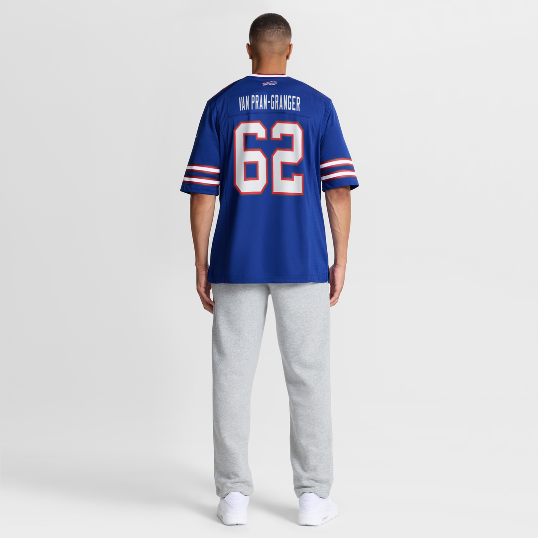 Sedrick Van Pran-Granger Buffalo Bills Nike Game Jersey - Royal Official NFL Team Apparel Football Fan Gear